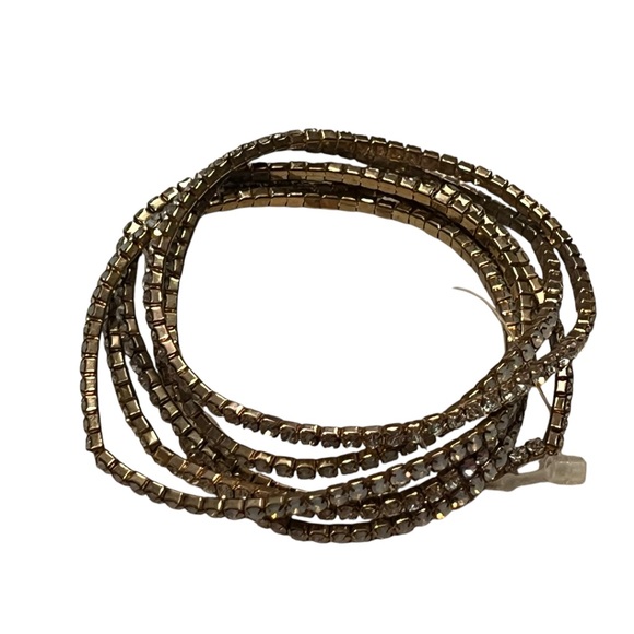 Gold Rhinestone Bracelets - Picture 4 of 6